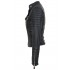 Dames imitatie leren jas  zwart M